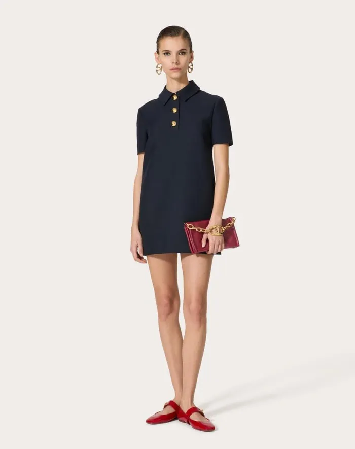 Valentino Clutches Woman Vlogo Chain Clutch Bag In Nappa Leather With Chain For Woman In Porcelain Blue Porcelain Blue Valentino Clutches Woman Vlogo Chain Clutch Bag In Nappa Leather With Chain For Woman In Porcelain Blue Porcelain Blue