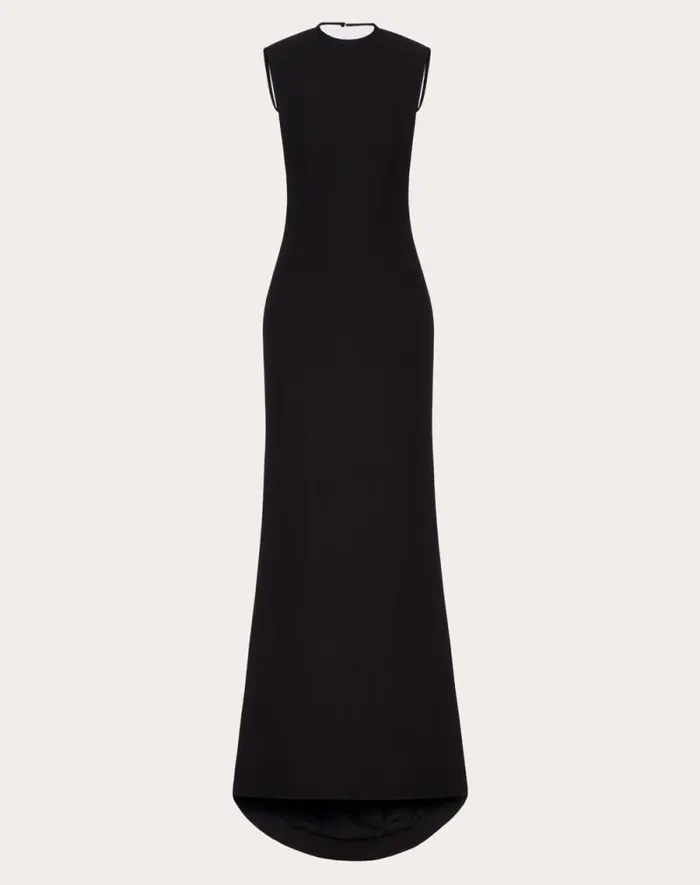 Valentino Dresses Woman Cady Couture Evening Dress For Woman In Black Black