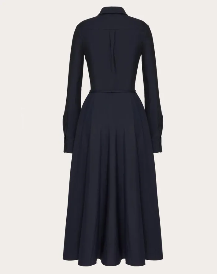 Valentino Dresses Woman Mohair Wool Dress For Woman In Navy Navy Valentino Dresses Woman Mohair Wool Dress For Woman In Navy Navy