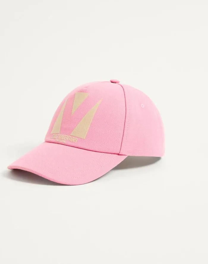 Valentino Hats And Gloves Woman Chez Valentino Cotton Baseball Cap For Woman In Pastel Pinkbutter Pastel Pinkbutter Valentino Hats And Gloves Woman Chez Valentino Cotton Baseball Cap For Woman In Pastel Pinkbutter Pastel Pinkbutter