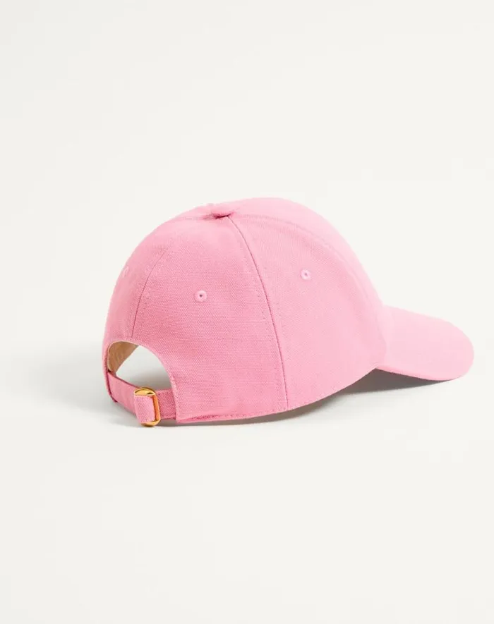 Valentino Hats And Gloves Woman Chez Valentino Cotton Baseball Cap For Woman In Pastel Pinkbutter Pastel Pinkbutter Valentino Hats And Gloves Woman Chez Valentino Cotton Baseball Cap For Woman In Pastel Pinkbutter Pastel Pinkbutter