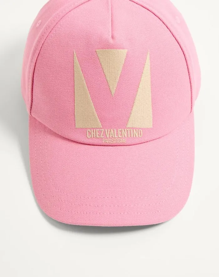 Valentino Hats And Gloves Woman Chez Valentino Cotton Baseball Cap For Woman In Pastel Pinkbutter Pastel Pinkbutter Valentino Hats And Gloves Woman Chez Valentino Cotton Baseball Cap For Woman In Pastel Pinkbutter Pastel Pinkbutter