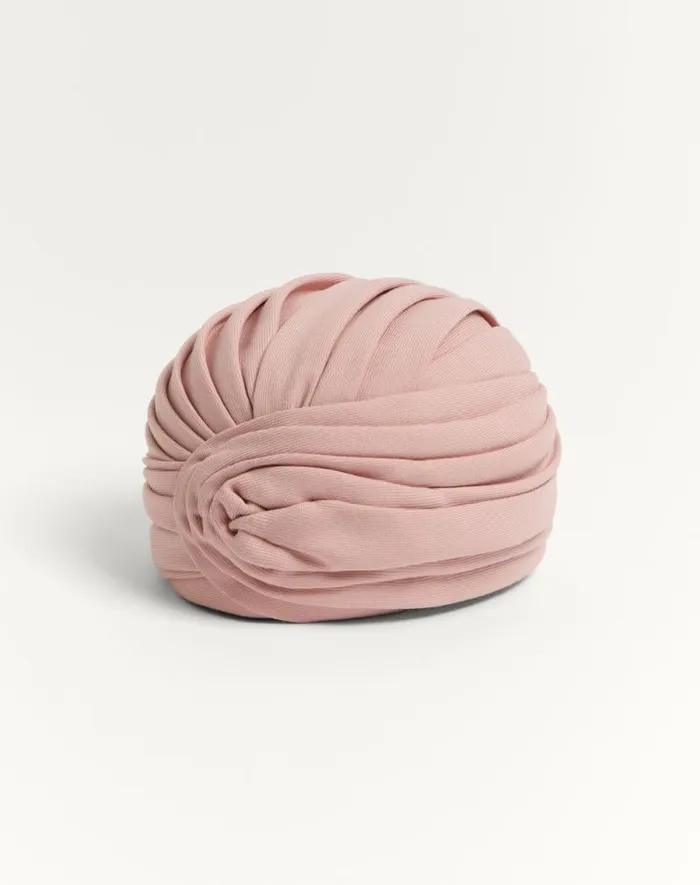 Valentino Hats And Gloves Woman Rigid Wool Turban For Woman In Ivorygold Ivorygold Valentino Hats And Gloves Woman Rigid Wool Turban For Woman In Ivorygold Ivorygold