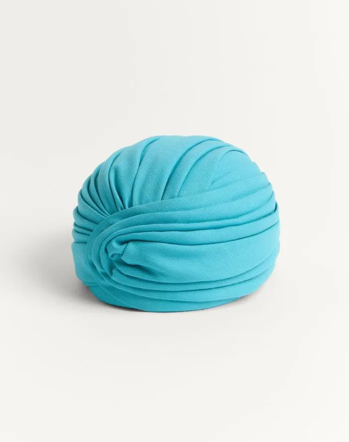 Valentino Hats And Gloves Woman Rigid Wool Turban For Woman In Ivorygold Ivorygold Valentino Hats And Gloves Woman Rigid Wool Turban For Woman In Ivorygold Ivorygold