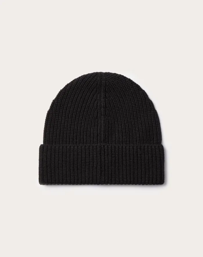 Valentino Hats And Gloves Woman Valentino Cashmere Beanie For Woman In Ivory Ivory Valentino Hats And Gloves Woman Valentino Cashmere Beanie For Woman In Ivory Ivory
