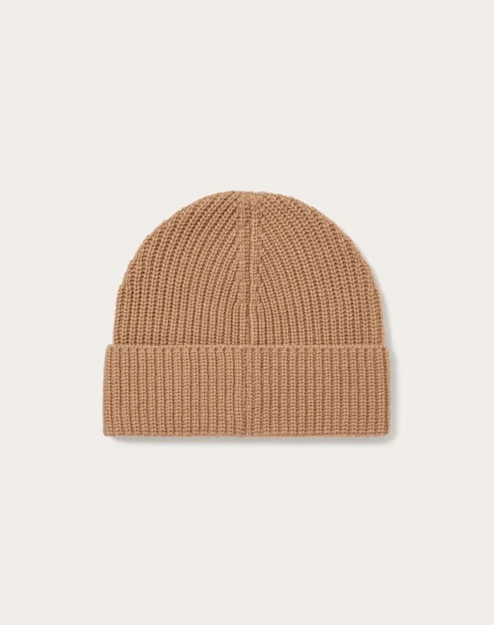 Valentino Hats And Gloves Woman Valentino Cashmere Beanie For Woman In Ivory Ivory Valentino Hats And Gloves Woman Valentino Cashmere Beanie For Woman In Ivory Ivory