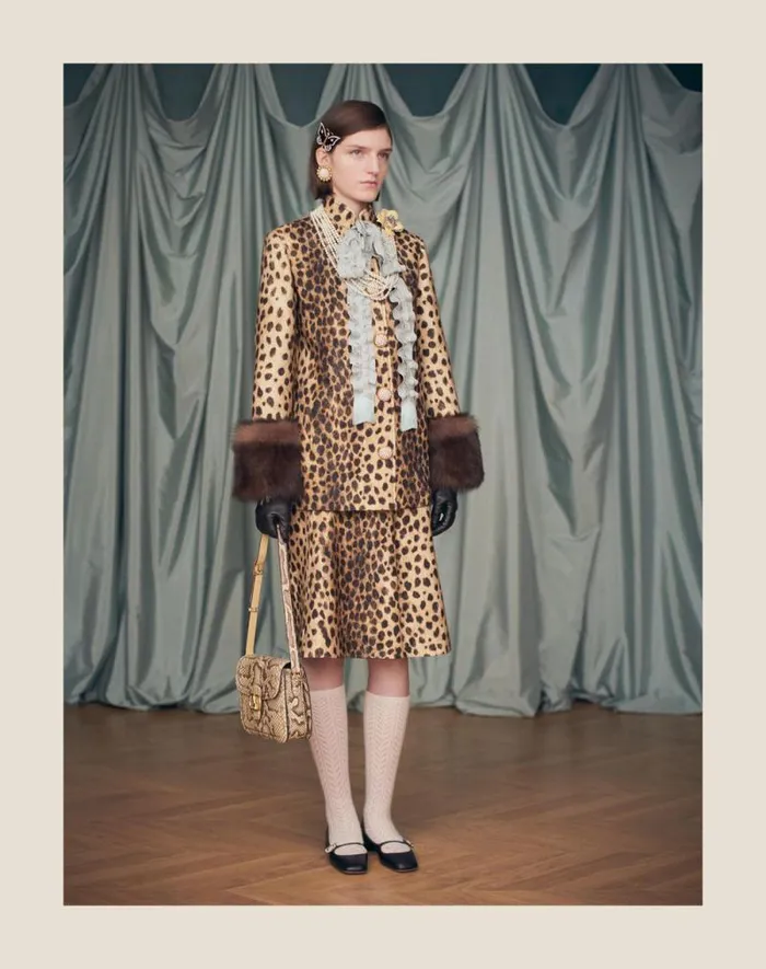Valentino Jackets And Blazers Woman Jaguar Spots Printed Wool Cloth Caban For Woman In Animal Print Animal Print