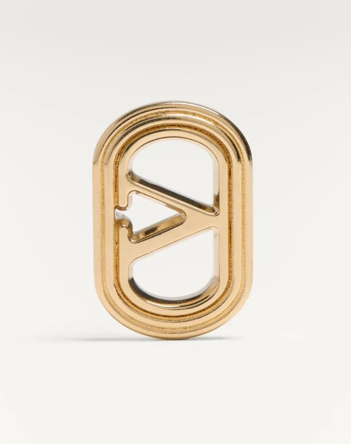 Valentino Jewelry Man Valentino Garavani Ovalette Metal Earrings For Man In Gold Gold Valentino Jewelry Man Valentino Garavani Ovalette Metal Earrings For Man In Gold Gold