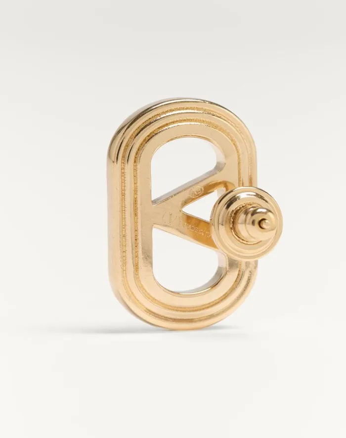 Valentino Jewelry Man Valentino Garavani Ovalette Metal Earrings For Man In Gold Gold Valentino Jewelry Man Valentino Garavani Ovalette Metal Earrings For Man In Gold Gold