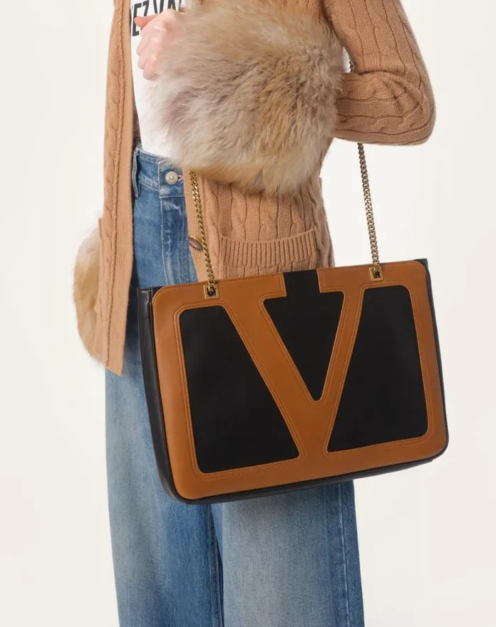 Valentino Knitwear Woman Cashmere Cardigan For Woman In Camel Camel