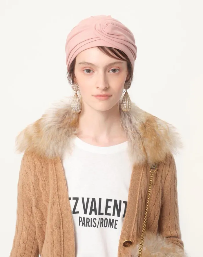 Valentino Knitwear Woman Cashmere Cardigan For Woman In Camel Camel