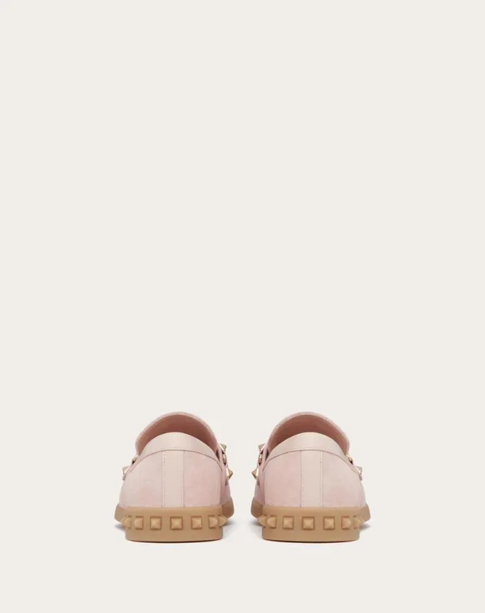 Valentino Loafers And Oxfords Woman Leisure Flows Split Leather Loafer For Woman In Cappuccino Cappuccino