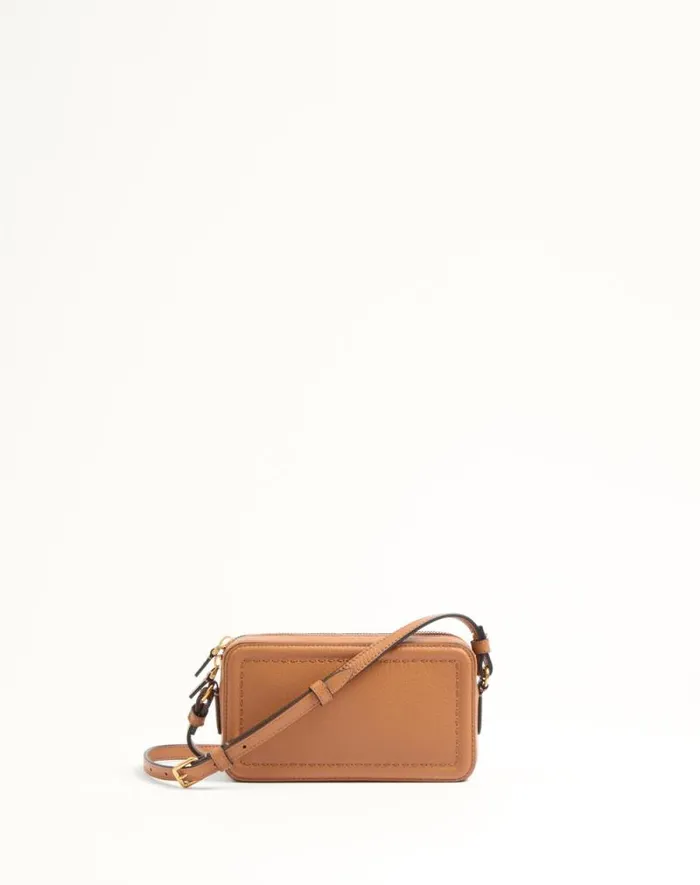 Valentino Mini Bags Woman Valentino Garavani Alltime Mini Shoulder Bag In Grainy Calfskin For Woman In Ivory Ivory