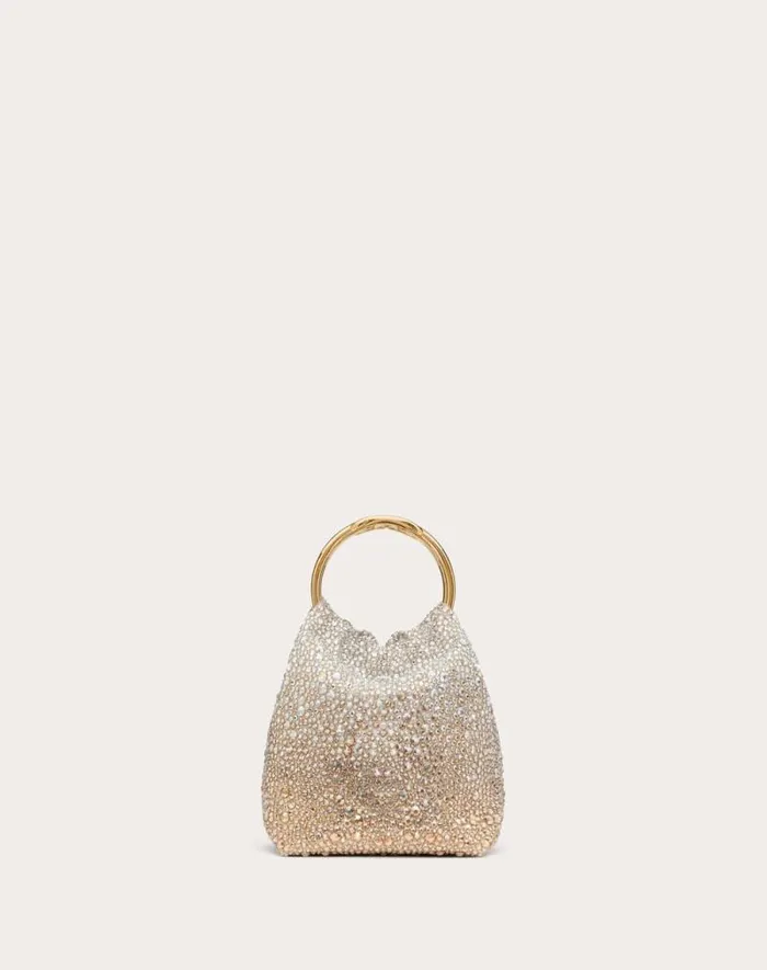 Valentino Mini Bags Woman Valentino Garavani Carry Secrets Small Embroidered Bucket Bag For Woman In Hazelnutcrystalgold Hazelnutcrystalgold Valentino Mini Bags Woman Valentino Garavani Carry Secrets Small Embroidered Bucket Bag For Woman In Hazelnutcrystalgold Hazelnutcrystalgold