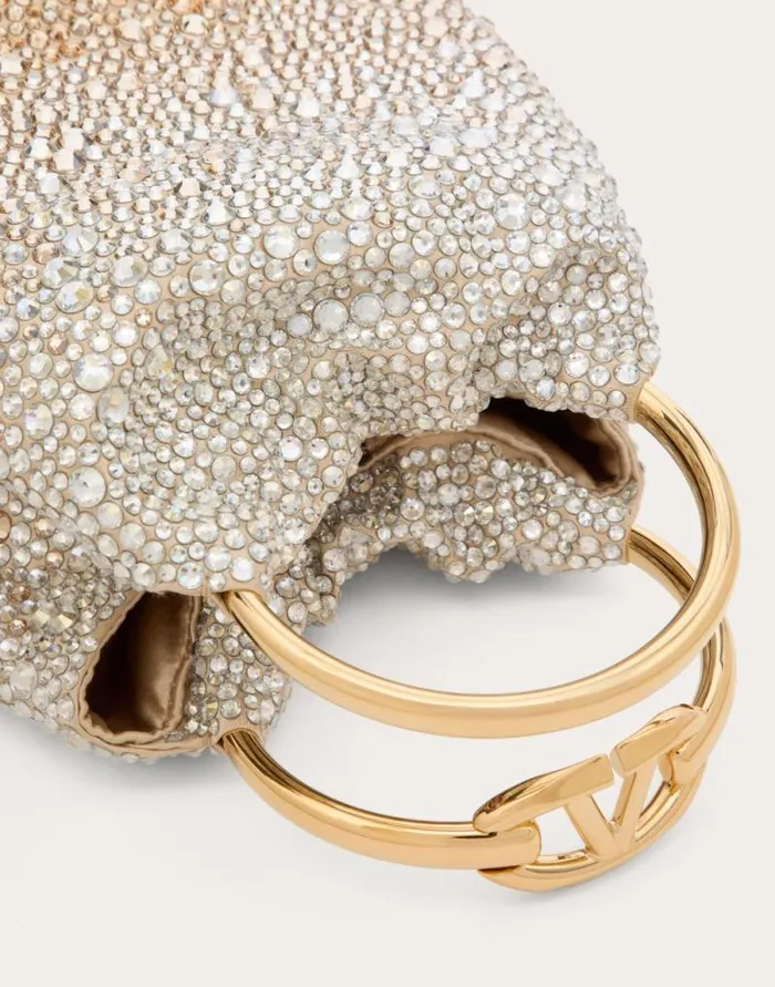 Valentino Mini Bags Woman Valentino Garavani Carry Secrets Small Embroidered Bucket Bag For Woman In Hazelnutcrystalgold Hazelnutcrystalgold Valentino Mini Bags Woman Valentino Garavani Carry Secrets Small Embroidered Bucket Bag For Woman In Hazelnutcrystalgold Hazelnutcrystalgold