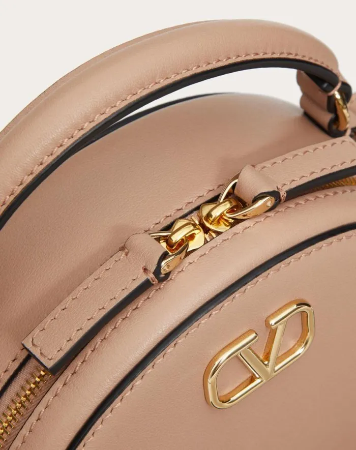 Valentino Mini Bags Woman Vlogo Signature Calfskin Mini Bag For Woman In Rose Cannelle Rose Cannelle Valentino Mini Bags Woman Vlogo Signature Calfskin Mini Bag For Woman In Rose Cannelle Rose Cannelle