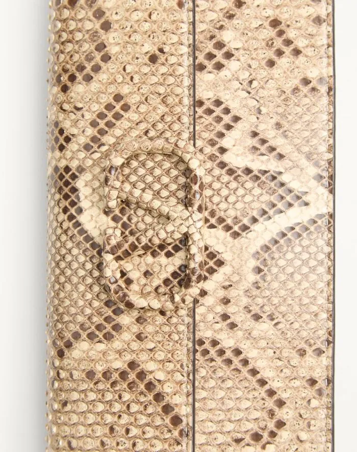 Valentino Mini Bags Woman Vlogo Signature Python Chain Wallet For Woman In Ivory Ivory Valentino Mini Bags Woman Vlogo Signature Python Chain Wallet For Woman In Ivory Ivory