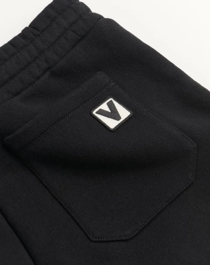 Valentino Pants And Shorts Man Cotton Jogging Pants With Chez Valentino Patch For Man In Black Black Valentino Pants And Shorts Man Cotton Jogging Pants With Chez Valentino Patch For Man In Black Black
