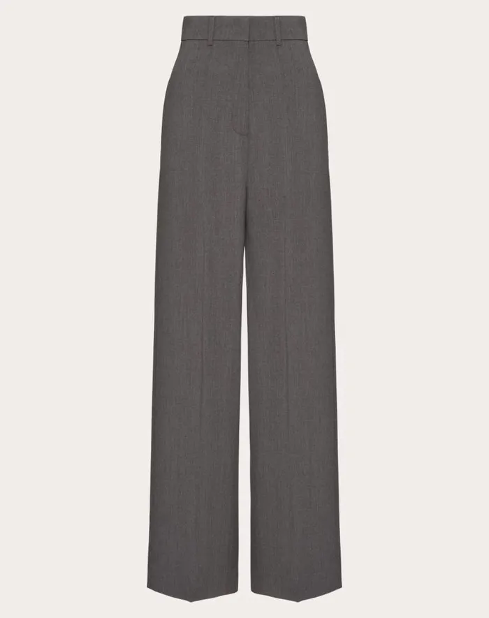 Valentino Pants And Shorts Woman Active Gabardine Pants For Woman In Grey Grey Valentino Pants And Shorts Woman Active Gabardine Pants For Woman In Grey Grey