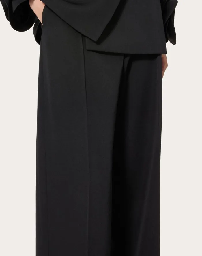 Valentino Pants And Shorts Woman Grisaille Pants For Woman In Black Black Valentino Pants And Shorts Woman Grisaille Pants For Woman In Black Black