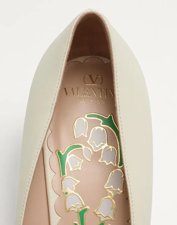 Valentino Pumps Woman Bowow Pumps In Kidskin 45mm For Woman In Black Black Valentino Pumps Woman Bowow Pumps In Kidskin 45mm For Woman In Black Black