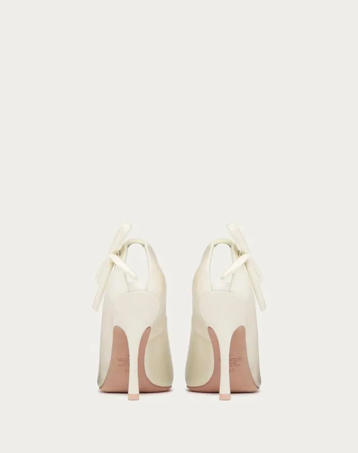 Valentino Pumps Woman Valentino Garavani Niteout Satin Pump 110 Mm For Woman In Rose Couture Rose Couture Valentino Pumps Woman Valentino Garavani Niteout Satin Pump 110 Mm For Woman In Rose Couture Rose Couture