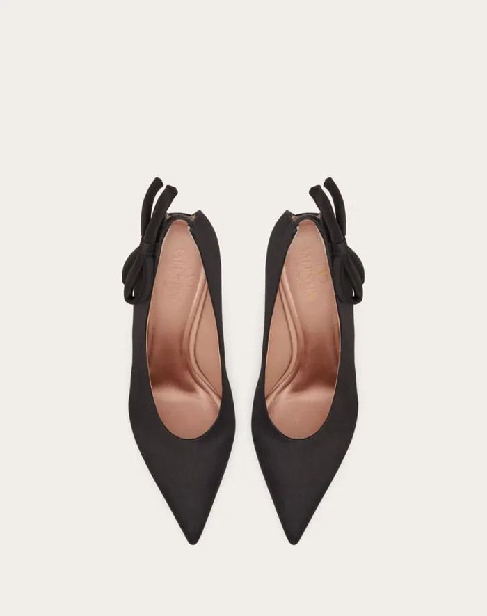 Valentino Pumps Woman Valentino Garavani Niteout Satin Pump 110 Mm For Woman In Rose Couture Rose Couture Valentino Pumps Woman Valentino Garavani Niteout Satin Pump 110 Mm For Woman In Rose Couture Rose Couture