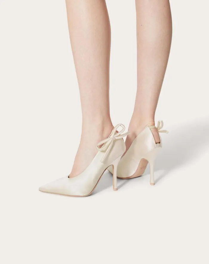 Valentino Pumps Woman Valentino Garavani Niteout Satin Pump 110 Mm For Woman In Rose Couture Rose Couture Valentino Pumps Woman Valentino Garavani Niteout Satin Pump 110 Mm For Woman In Rose Couture Rose Couture