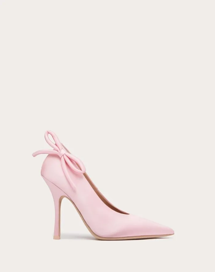 Valentino Pumps Woman Valentino Garavani Niteout Satin Pump 110 Mm For Woman In Rose Couture Rose Couture Valentino Pumps Woman Valentino Garavani Niteout Satin Pump 110 Mm For Woman In Rose Couture Rose Couture