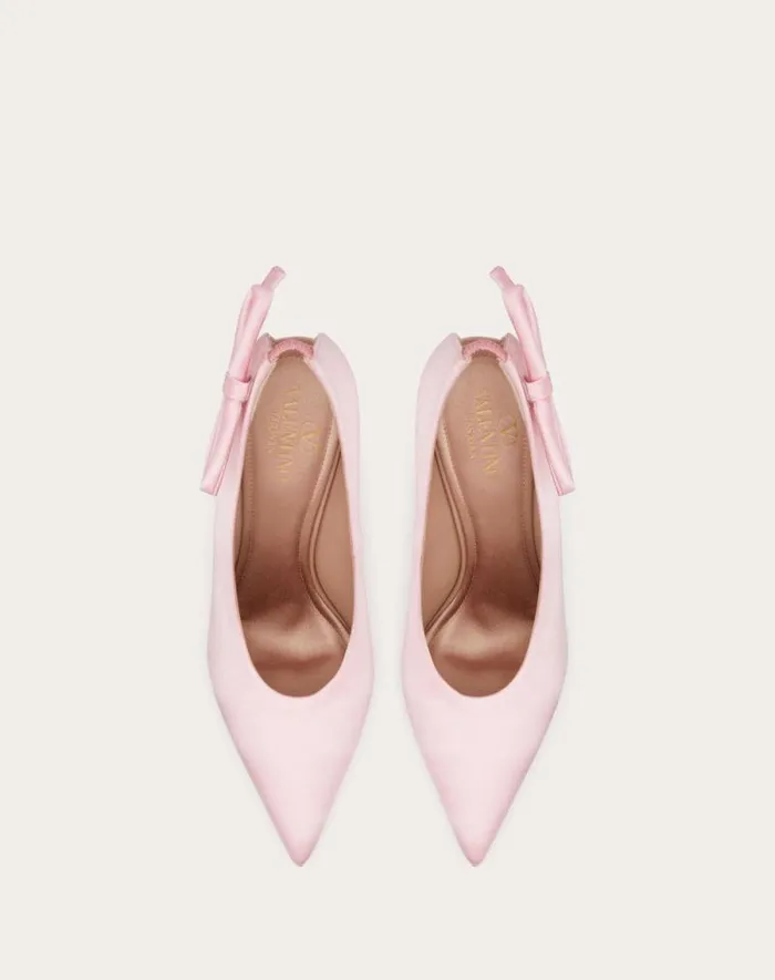 Valentino Pumps Woman Valentino Garavani Niteout Satin Pump 110 Mm For Woman In Rose Couture Rose Couture Valentino Pumps Woman Valentino Garavani Niteout Satin Pump 110 Mm For Woman In Rose Couture Rose Couture