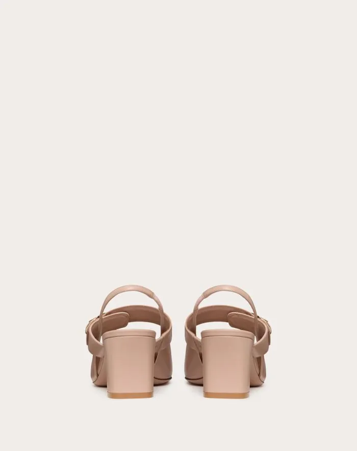 Valentino Pumps Woman Vlogo Locker Maryjane Slingback Pumps In Calfskin 60mm For Woman In Black Black Valentino Pumps Woman Vlogo Locker Maryjane Slingback Pumps In Calfskin 60mm For Woman In Black Black