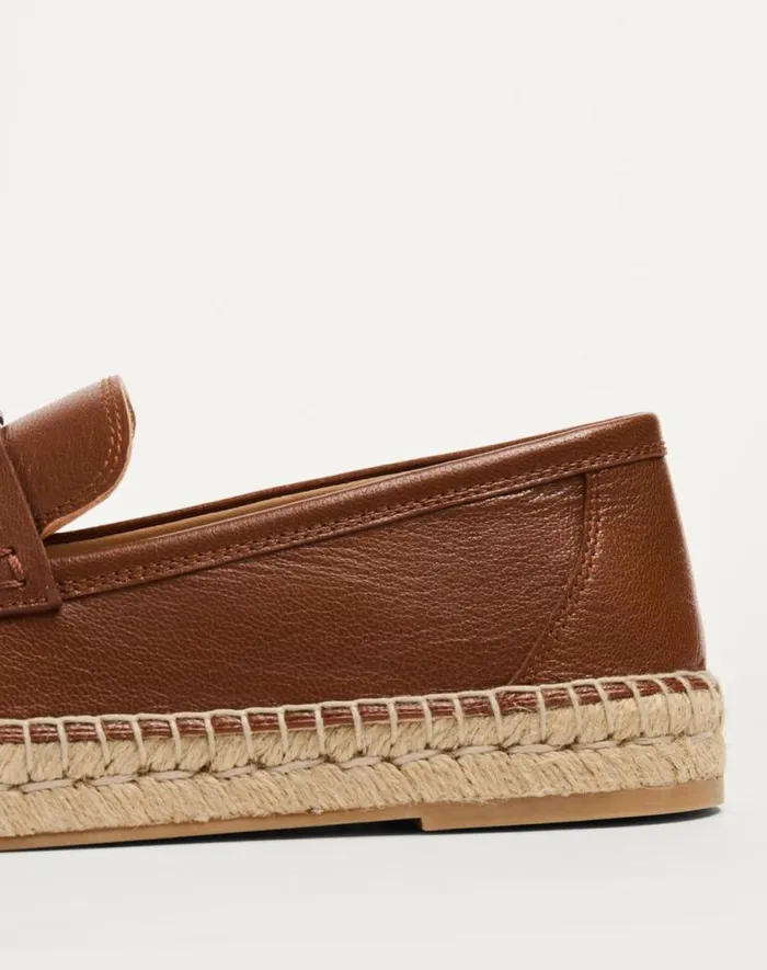 Valentino Sandals Man Palm Avenue Calfskin Loafer For Man In Black Black