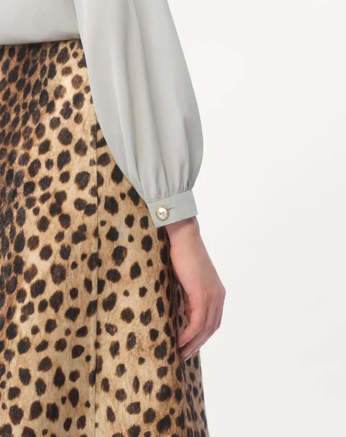 Valentino Shirts And Tops Woman Crepe De Chine Shirt For Woman In Beige Beige Valentino Shirts And Tops Woman Crepe De Chine Shirt For Woman In Beige Beige