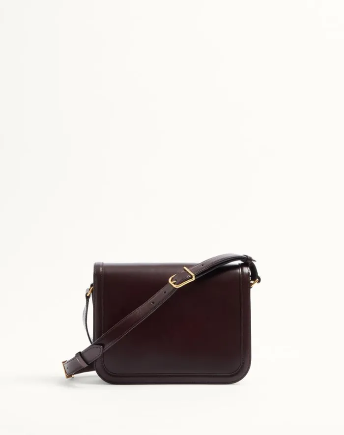 Valentino Shoulder Bags WomanMan Valentino Garavani 9to5 Smooth Calfskin Shoulder Bag For Woman In Brown Brown Valentino Shoulder Bags WomanMan Valentino Garavani 9to5 Smooth Calfskin Shoulder Bag For Woman In Brown Brown