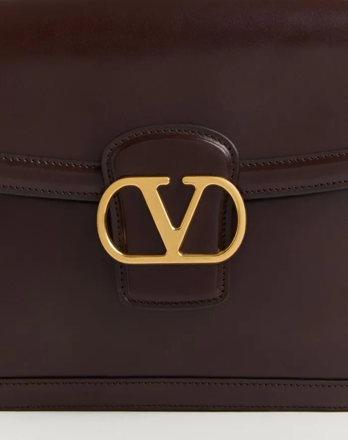 Valentino Shoulder Bags WomanMan Valentino Garavani 9to5 Smooth Calfskin Shoulder Bag For Woman In Brown Brown Valentino Shoulder Bags WomanMan Valentino Garavani 9to5 Smooth Calfskin Shoulder Bag For Woman In Brown Brown