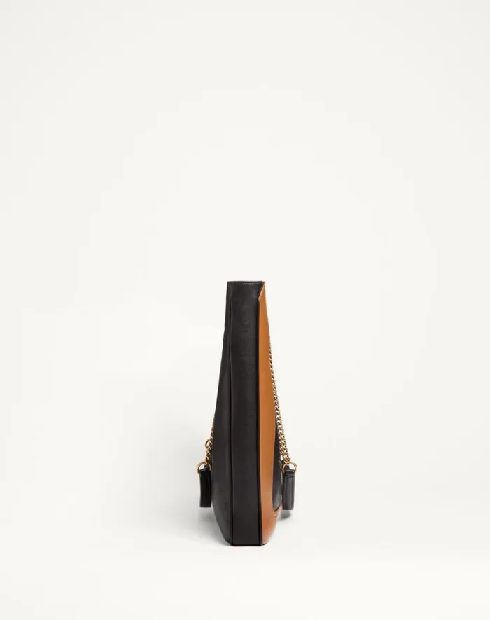 Valentino Shoulder Bags WomanMan Valentino Garavani Viva Superstar Nappa Leather Shopper For Woman In Blackbrown Blackbrown