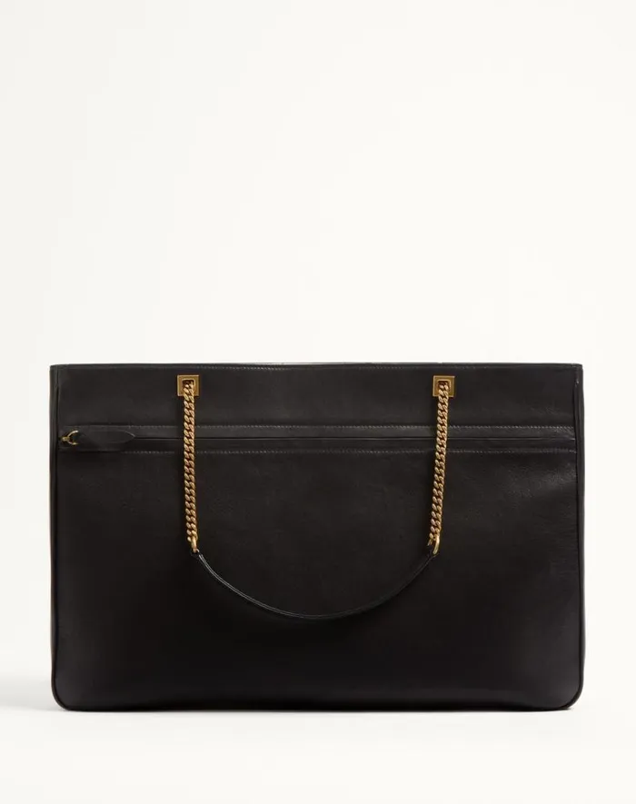 Valentino Shoulder Bags WomanMan Valentino Garavani Viva Superstar Nappa Leather Shopper For Woman In Blackbrown Blackbrown