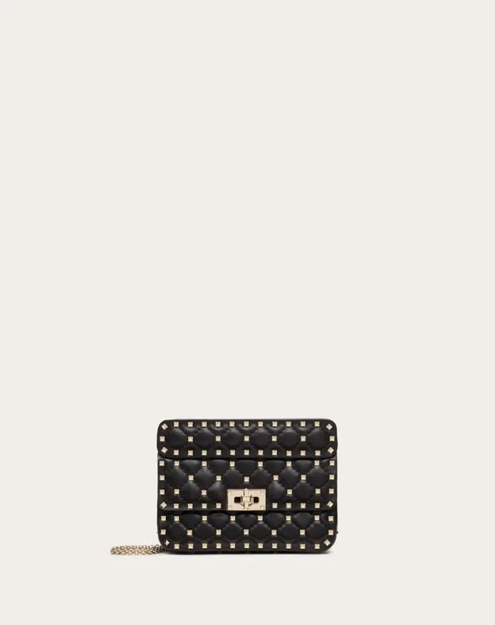 Valentino Shoulder Bags Woman Small Nappa Rockstud Spike Bag For Woman In Light Ivory Light Ivory Valentino Shoulder Bags Woman Small Nappa Rockstud Spike Bag For Woman In Light Ivory Light Ivory