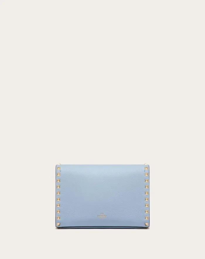 Valentino Shoulder Bags Woman Small Rockstud Grainy Calfskin Crossbody Bag For Woman In Black Black Valentino Shoulder Bags Woman Small Rockstud Grainy Calfskin Crossbody Bag For Woman In Black Black