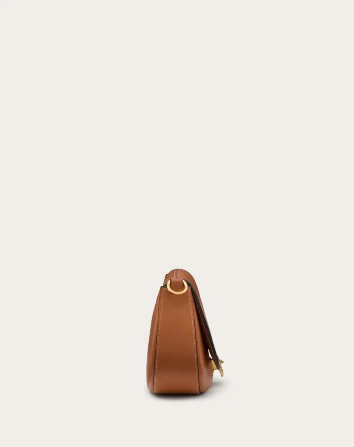 Valentino Shoulder Bags Woman Small Valentino Garavani Ohval Shoulder Bag In Nappa Calfskin For Woman In Black Black Valentino Shoulder Bags Woman Small Valentino Garavani Ohval Shoulder Bag In Nappa Calfskin For Woman In Black Black