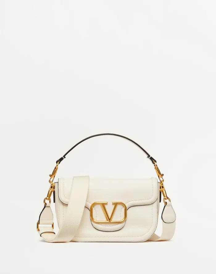 Valentino Shoulder Bags Woman Valentino Garavani Alltime Grainy Calfskin Shoulder Bag For Woman In Almond Almond Valentino Shoulder Bags Woman Valentino Garavani Alltime Grainy Calfskin Shoulder Bag For Woman In Almond Almond