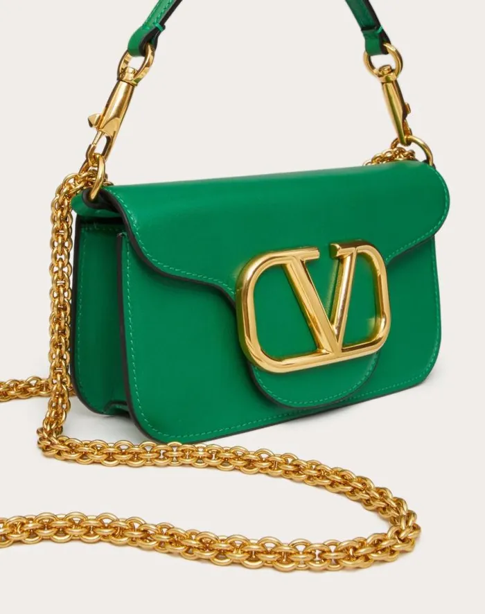 Valentino Shoulder Bags Woman Valentino Garavani Loc Small Shoulder Bag In Calfskin For Woman In Black Black Valentino Shoulder Bags Woman Valentino Garavani Loc Small Shoulder Bag In Calfskin For Woman In Black Black