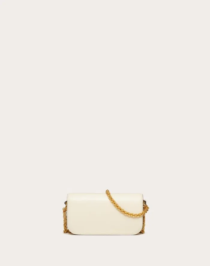 Valentino Shoulder Bags Woman Valentino Garavani Loc Small Shoulder Bag In Calfskin For Woman In Black Black Valentino Shoulder Bags Woman Valentino Garavani Loc Small Shoulder Bag In Calfskin For Woman In Black Black