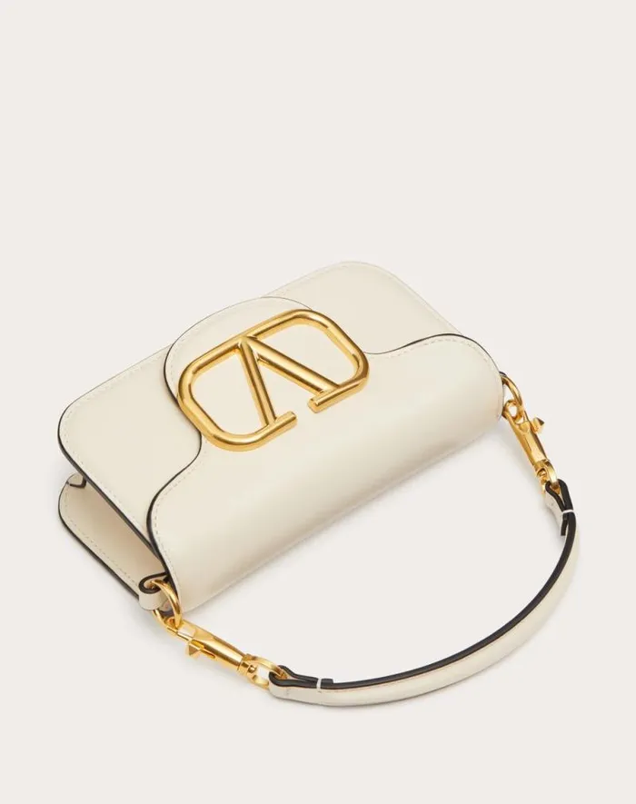 Valentino Shoulder Bags Woman Valentino Garavani Loc Small Shoulder Bag In Calfskin For Woman In Black Black Valentino Shoulder Bags Woman Valentino Garavani Loc Small Shoulder Bag In Calfskin For Woman In Black Black