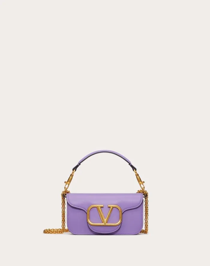 Valentino Shoulder Bags Woman Valentino Garavani Loc Small Shoulder Bag In Calfskin For Woman In Black Black Valentino Shoulder Bags Woman Valentino Garavani Loc Small Shoulder Bag In Calfskin For Woman In Black Black