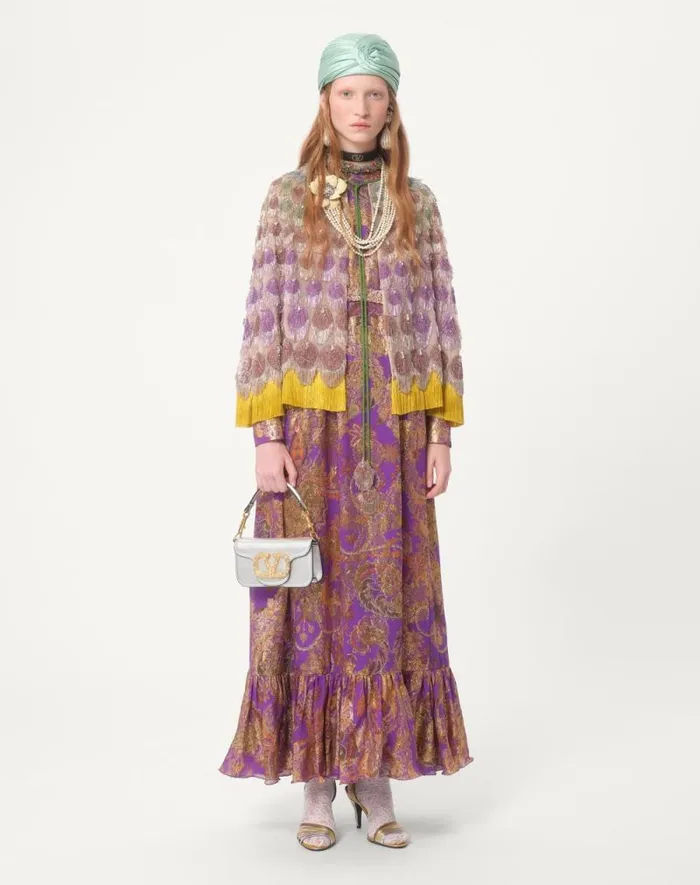 Valentino Shoulder Bags Woman Valentino Garavani Loc Small Shoulder Bag In Laminated Calfskin With Jewel Logo For Woman In Rose Violet Rose Violet Valentino Shoulder Bags Woman Valentino Garavani Loc Small Shoulder Bag In Laminated Calfskin With Jewel Logo For Woman In Rose Violet Rose Violet