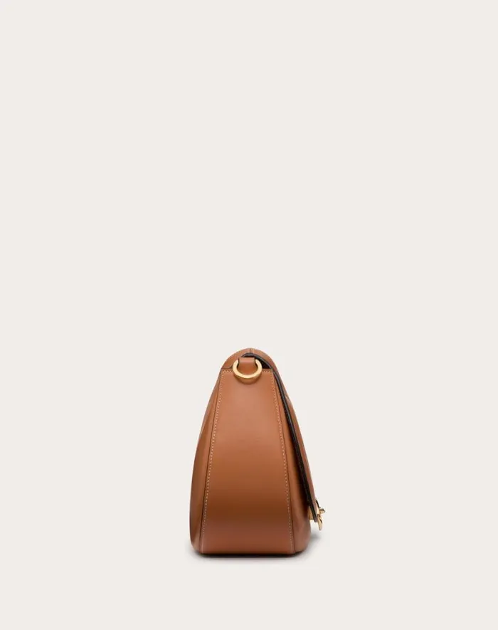 Valentino Shoulder Bags Woman Valentino Garavani Ohval Medium Shoulder Bag In Nappa Calfskin For Woman In Black Black Valentino Shoulder Bags Woman Valentino Garavani Ohval Medium Shoulder Bag In Nappa Calfskin For Woman In Black Black