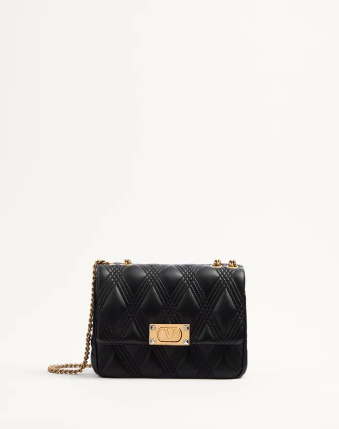 Valentino Shoulder Bags Woman Valentino Garavani Quiltie 67 Medium Shoulder Bag In Quilted Nappa Leather For Woman In Rose Cannelle Rose Cannelle Valentino Shoulder Bags Woman Valentino Garavani Quiltie 67 Medium Shoulder Bag In Quilted Nappa Leather For Woman In Rose Cannelle Rose Cannelle