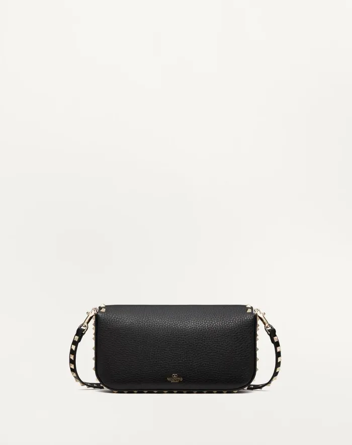 Valentino Shoulder Bags Woman Valentino Garavani Rockstud Grainy Calfskin Shoulder Bag For Woman In Poudre Poudre Valentino Shoulder Bags Woman Valentino Garavani Rockstud Grainy Calfskin Shoulder Bag For Woman In Poudre Poudre