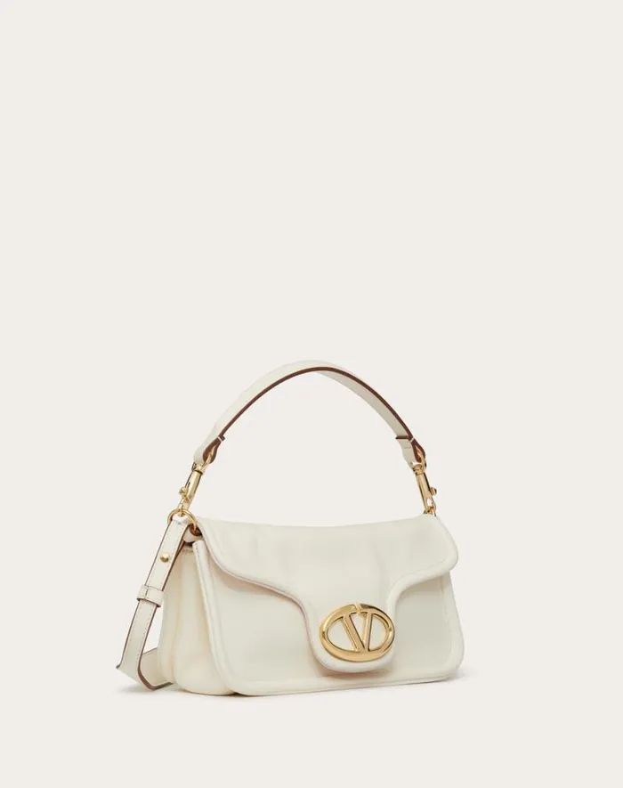 Valentino Shoulder Bags Woman Vlogo 1960 Nappa Leather Medium Shoulder Bag For Woman In Ivory Ivory Valentino Shoulder Bags Woman Vlogo 1960 Nappa Leather Medium Shoulder Bag For Woman In Ivory Ivory